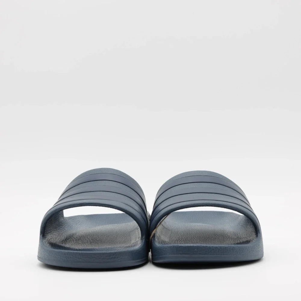 Adidas Unisex Adilette Aqua‎ Slides Casual Slip-On Sandals Navy Blue Size M8 W9